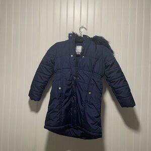 Gymboree Blue Quilted Puffer Jacket for Cold Weather
